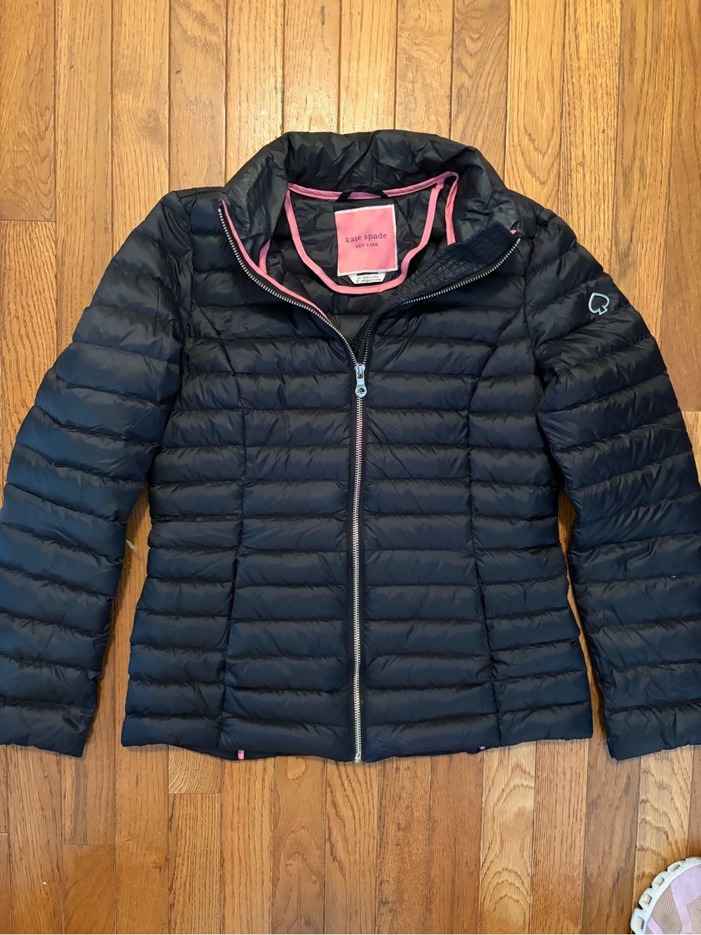 Kate Spade Woman’s Black Quilted Puffer Jacket new no tag XS
